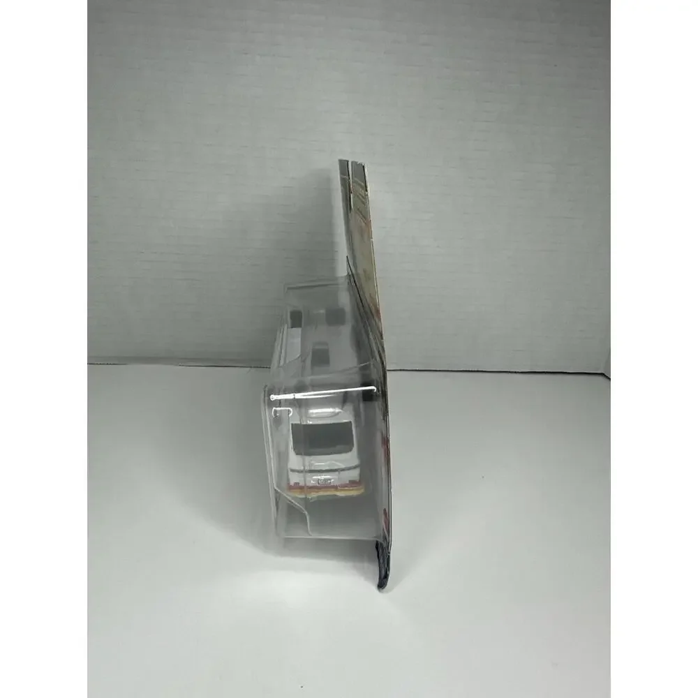 Hot Wheels Team Transport White Car Carrier Truck with White Sports Car